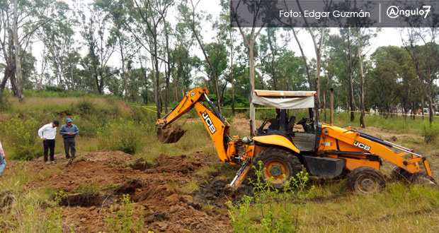 Arranca proyecto de parque en Amalucan; llega maquinaria para reforestar