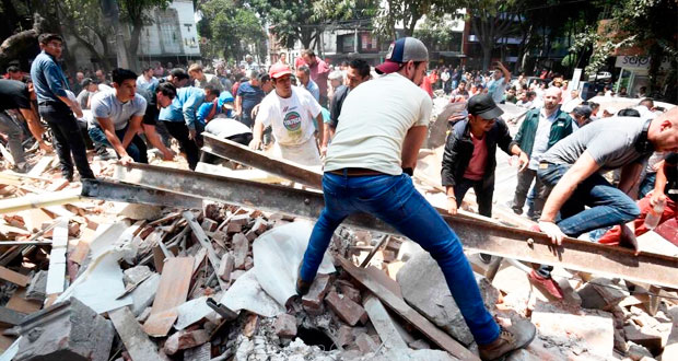 Sube a 355 cifra de fallecidos por sismo del 19-S en el país