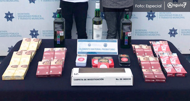 Ssptm detiene a 5 por robo a transeúnte y a 2 por robo a negocio