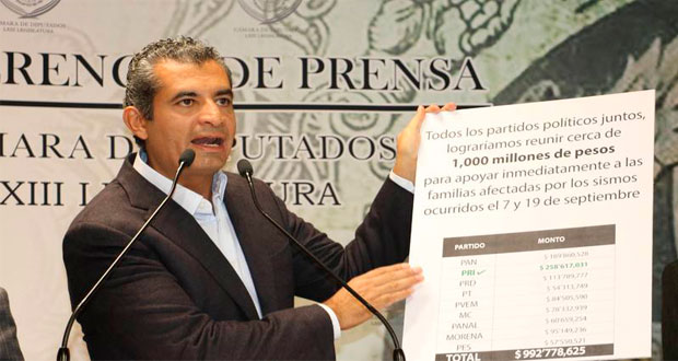 En Congreso, PRI plantea eliminar financiamiento público de partidos