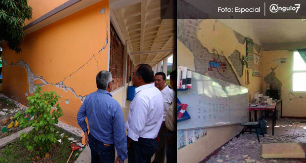 800 escuelas afectas en el S19, aún sin atender; 60 son pérdida total: Capcee