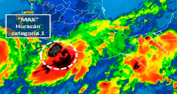Huracán “Max” llega a Guerrero; alerta en Oaxaca, Colima y Michoacán