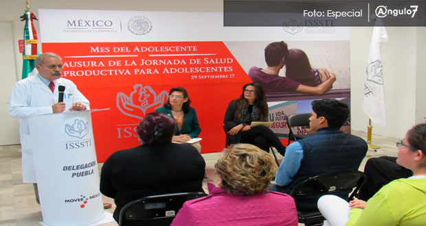 Issste imparte 98 pláticas sobre salud sexual en escuelas de Puebla