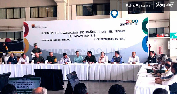 Por orden de EPN, Lastiri supervisa ayuda a Chiapas por sismo