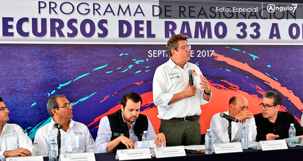 En Puebla, reasignan Ramo 33 a reconstrucción de casas tras sismo