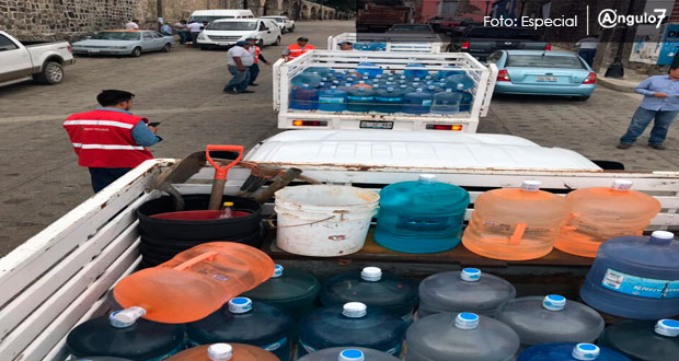 Soapap lleva agua potable a afectados por sismo en la Mixteca