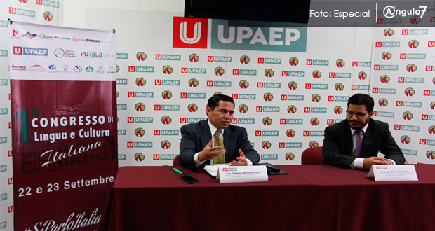 Upaep apoya interculturalidad con congreso de lengua italiana