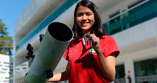 Alumna de BUAP destaca en olimpiada latinoamericana de astronomía