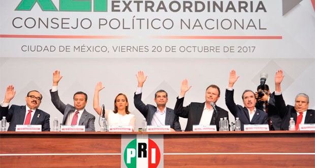 PRI confirma convención para elegir candidatos
