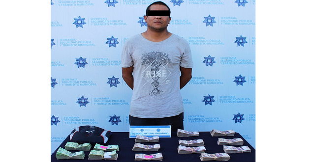 Ssptm - detenido robo cuentahabiente