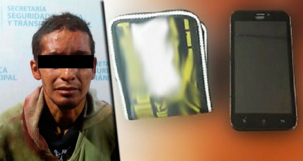 Ssptm detiene a sujeto por robo a transeúnte en 3 Cerritos