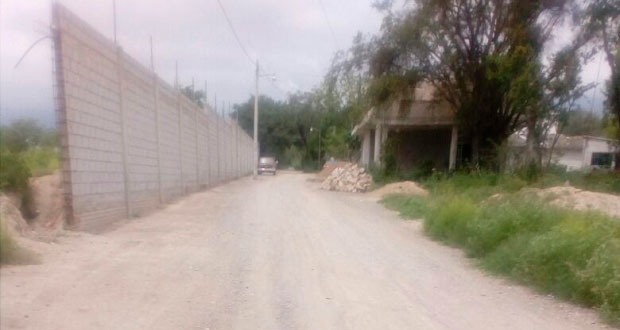 Adoquinarán calle Hidalgo en San Antonio Patzingo, Ajalpan