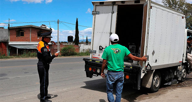 Ayuntamiento de Ocoyucan implementa operativos en carreteras