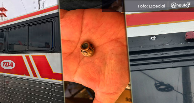 Balean autobús de UNTA frente a plantón en la Sagarpa de Puebla, acusan