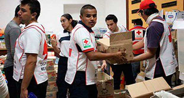 Cruz Roja en Puebla cerrará centros de acopio este miércoles