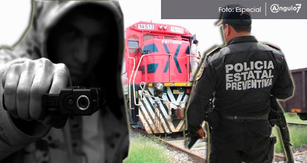 Para el periodo julio-septiembre de 2017, en Puebla hubo 109 robos a trenes, siendo la entidad con mayor incidencia a nivel nacional en dicho periodo.
