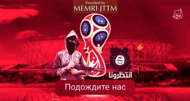 Grupo extremista Estado Islámico lanza amenazas contra Mundial 2018