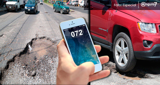 Empresa Quálitas opera seguro contra baches de Puebla