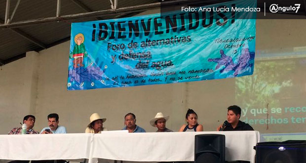 Logran suspensión para evitar explotación de 3 pozos en Tlaxcalancingo. Foto: Ana Lucía Mendoza
