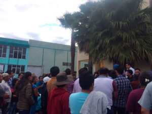 Habitantes de Cuautlancingo exigen seguridad.