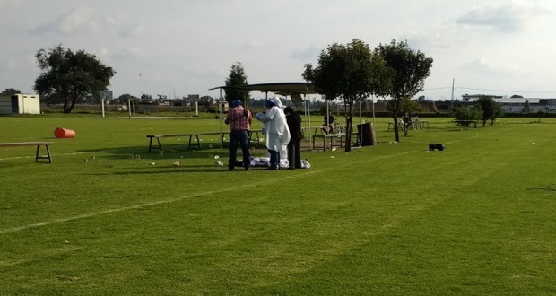 muerto canchas Huejotzingo