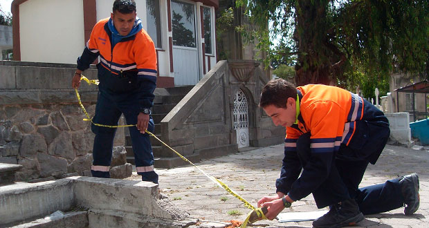 Implementan operativo “Día de Muertos” en panteones de Puebla
