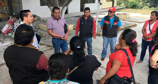 Anuncian construcción de comedor escolar en primaria de Ahuatempan