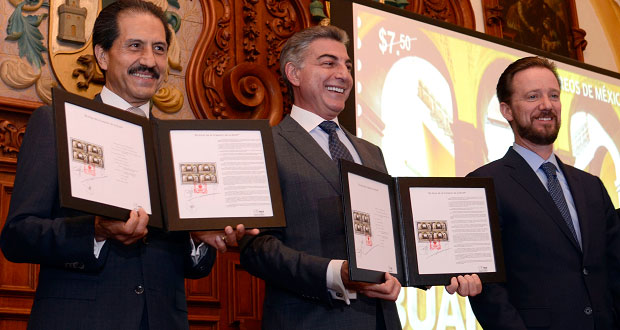 Celebra la BUAP sus 80 años con estampilla postal