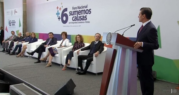 EPN pide no hacer “bullying” a instituciones y reconocerles logros