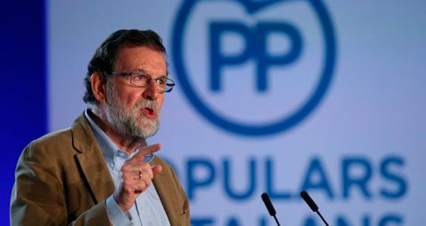 Desde Barcelona, Rajoy promueve voto contra independentistas