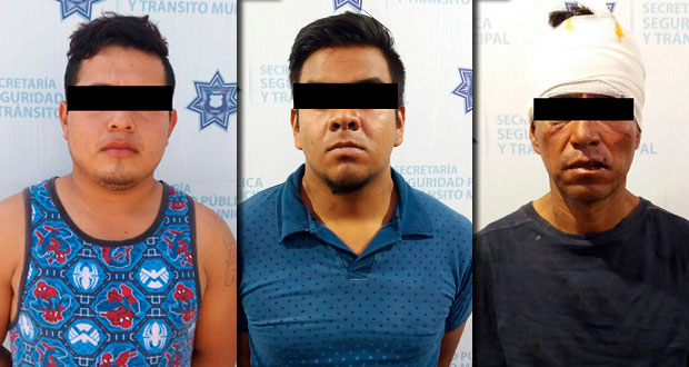 Ssptm detiene a 2 presuntos ladrones y a uno por violencia familiar