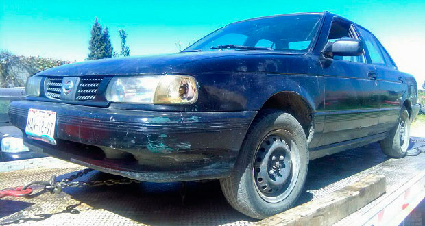 Policía de San Pedro recuperan vehículo con reporte de robo