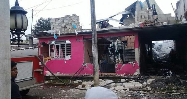 Explota polvorín clandestino en Xiutetelco y reporta 4 heridos