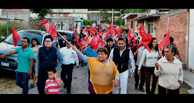 Inicia adoquinamiento de calle “Del Río” en Atlixco