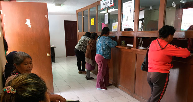 Ayuntamiento de Ocoyucan expide actas de nacimiento gratuitas