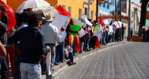 Antorcha protesta en capital y municipios por caso Hernández Pasión