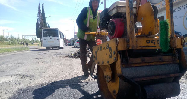 Bachetón 3.0 lleva 43 mil baches tapados en Puebla capital
