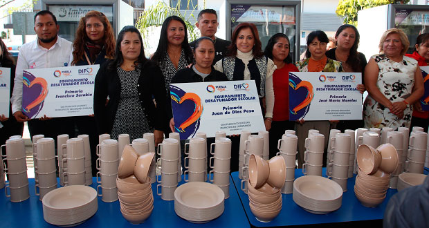 DIF estatal equipa 5 desayunadores con inversión de 64 mil pesos