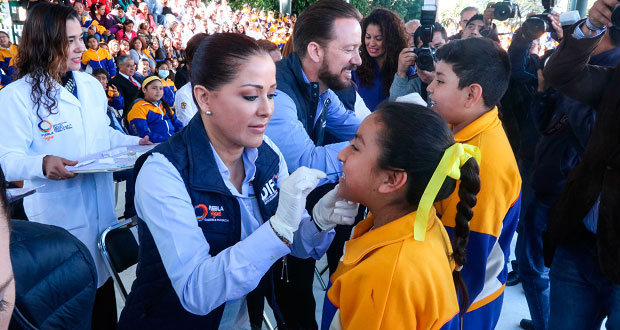 En Puebla, DIF Estatal da arranque a semana de salud bucal