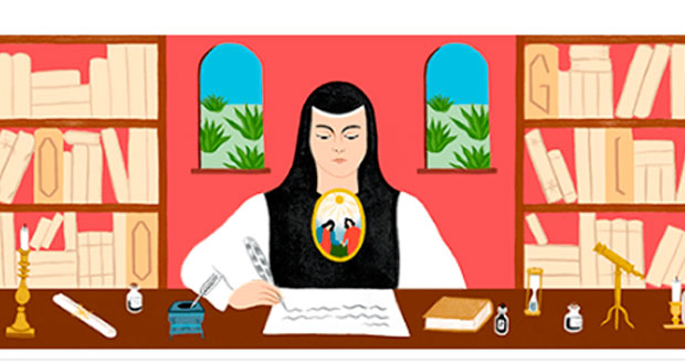 Google celebra natalicio de Sor Juana