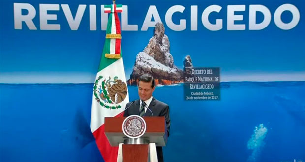 Gobierno federal declara islas Revillagigedo como parque natural