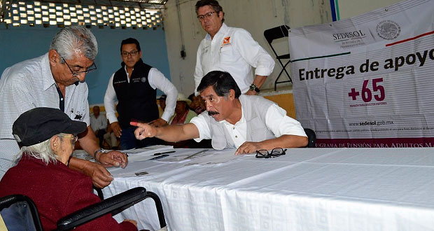 Concluye Sedesol quinta entrega de pensiones en Puebla