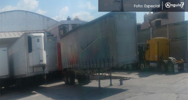 SSP encuentra predio que albergaba vehículos de carga robados