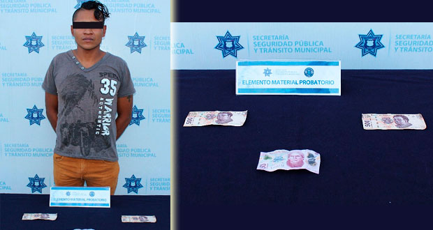 En colonia Santa María, detienen a supuesto ladrón de Oxxo