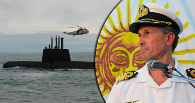 Registran explosión en zona donde desapareció submarino argentino
