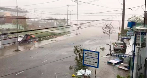 Tifón Damrey deja 61 muertos y 28 desaparecidos en Vietnam