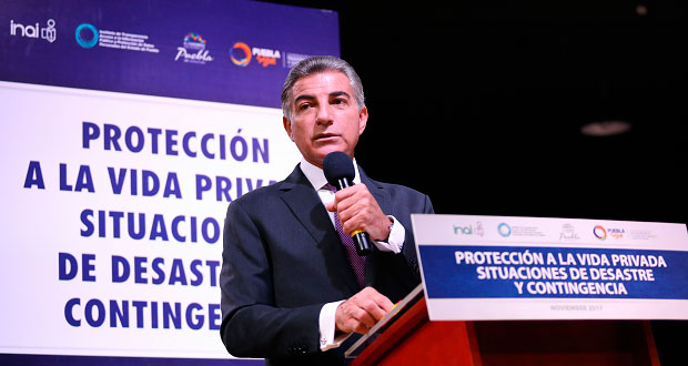Puebla es modelo a seguir en atención de contingencias: INAI