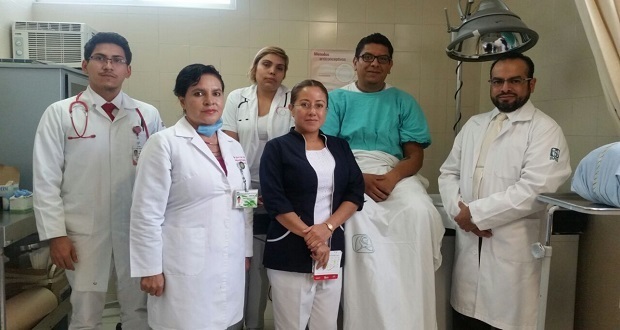 IMSS realiza vasectomía sin bisturí a derechohabientes poblanos
