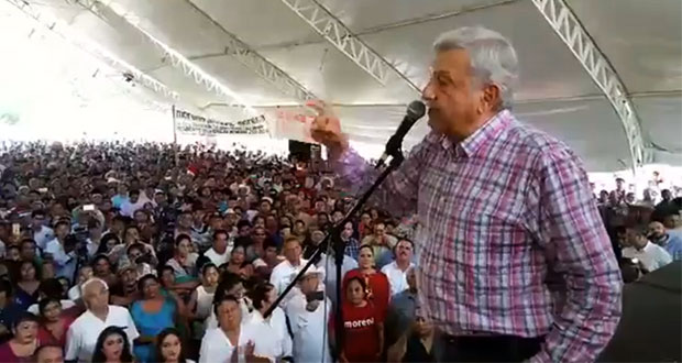 Reforma educativa “es una farsa”, dice AMLO y promete cancelarla