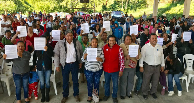 Entregan material para construcción a 250 familias de Jalpan